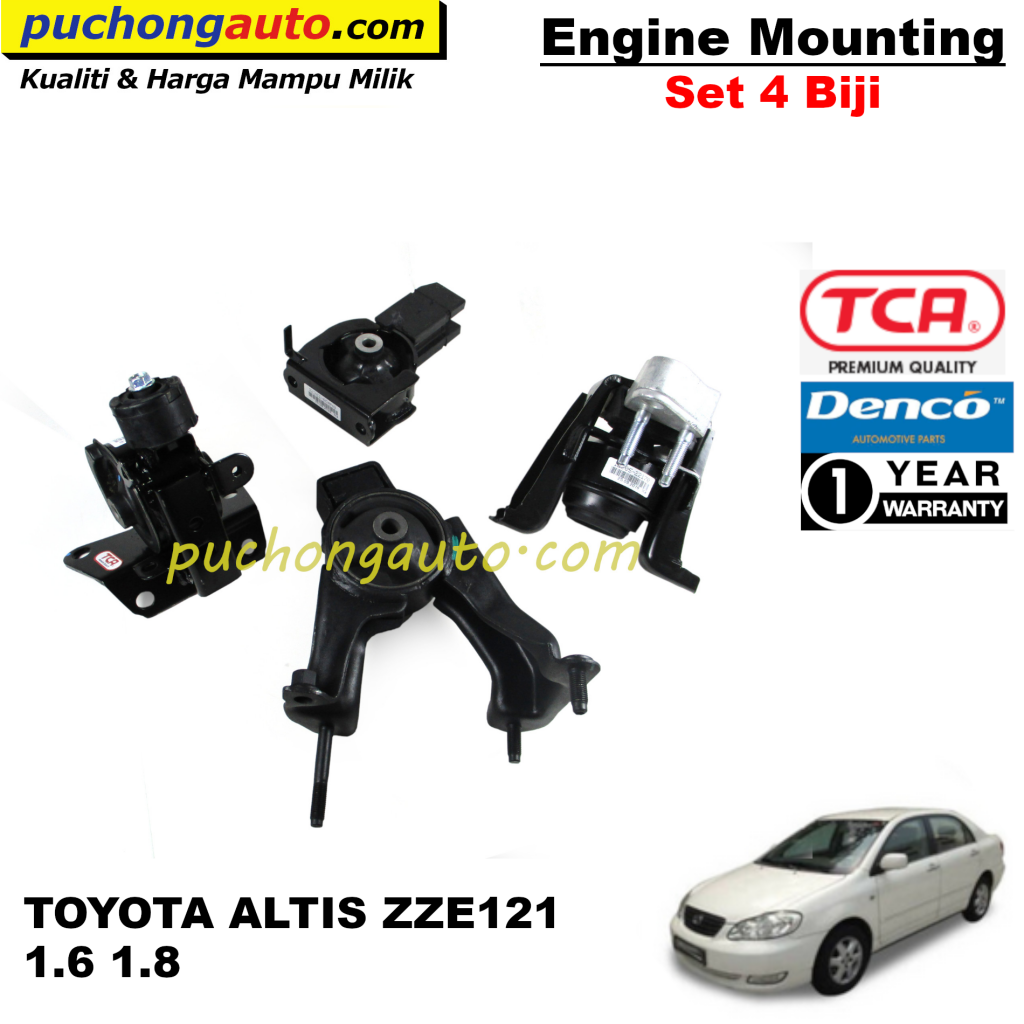 Engine Mounting TOYOTA ALTIS OLD ZZE121 1 6 1 8 1 Year Warranty Car Spare Parts Shop In