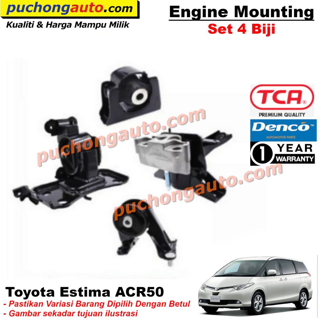 Engine Mounting - Toyota Estima ACR50 - 1 Year Warranty - Car Spare ...