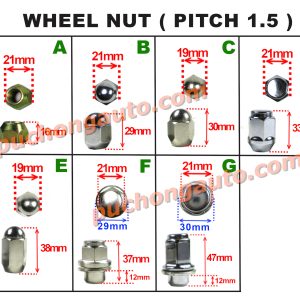 Wheel Nut 1.5