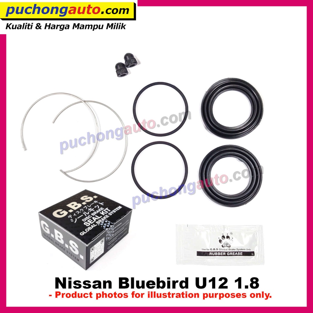 thumbnail image 2 of Carlson Rear Disc Brake Caliper Rebuild Kit For Nissan 300ZX 1984-1989 2 of 3