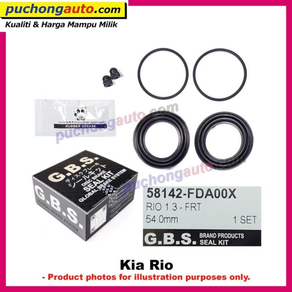 Bigg Red Front Brake Caliper Rebuild Kit With Pistons – For BMW M5 E34/E39 1988-2003